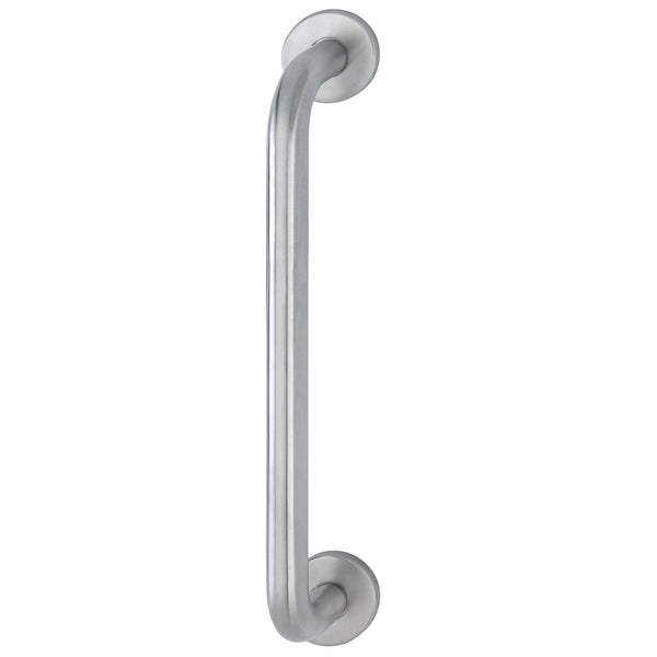 Hoppe 20mmØ "D" Concealed Fixing Pull Handle 300mm - Grade 316 Satin Stainless Steel
