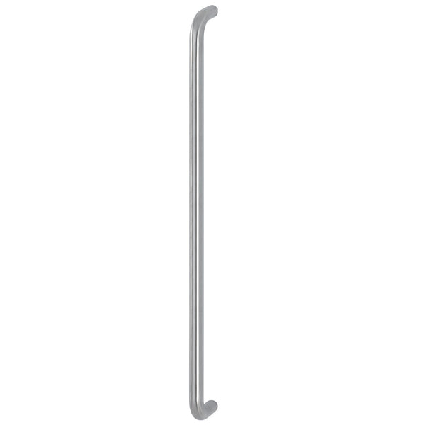 Hoppe 20mmØ "D" Bolt Through Fixing Pull Handle 600mm - Grade 316 Polished Stainless Steel