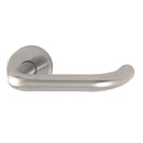 Hoppe Paris 20mmØ Return to Door Lever Handles on Sprung Round Rose - Grade 316 SSS