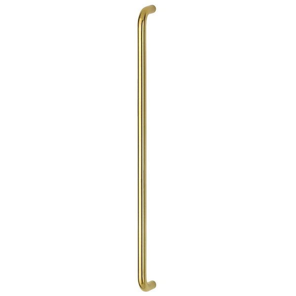 Arrone 19mmØ "D" Bolt Through Fixing Pull Handle 600mm - PVD Brass