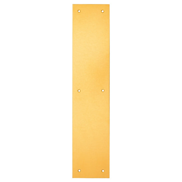 Arrone Finger Plate 350mm x 75mm - PVD Brass