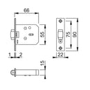 Arrone AR750 Adjustable Roller Catch - Stainless Steel