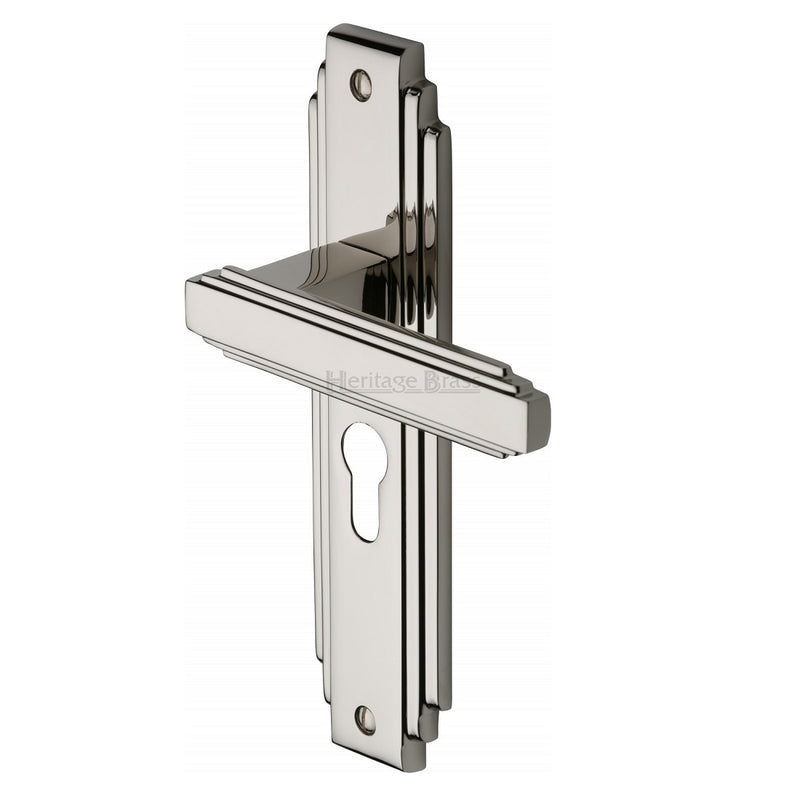 M.Marcus Astoria Euro Handles - Polished Nickel