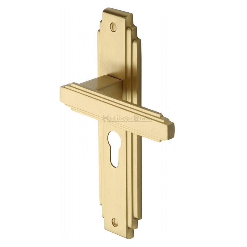 M.Marcus Astoria Euro Handles - Satin Brass