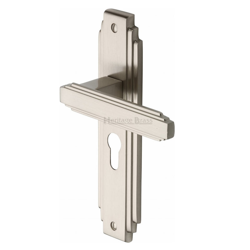 M.Marcus Astoria Euro Handles - Satin Nickel