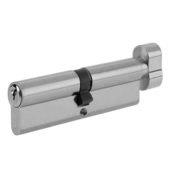 Yale Security 6 Pin Euro Thumbturn Cylinder - 35/35 (70mm) - Nickel Plated