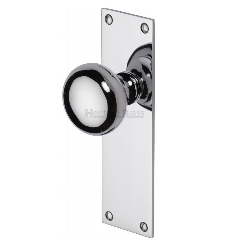 M.Marcus Balmoral Latch Handles - Polished Chrome