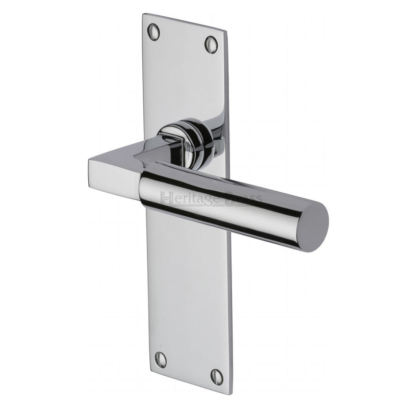M.Marcus Bauhaus Latch Handles - Polished Chrome