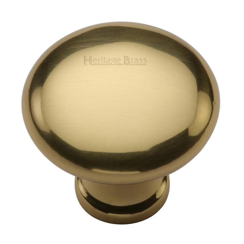 M.Marcus Mushroom Cabinet Knob 32mm - Polished Brass