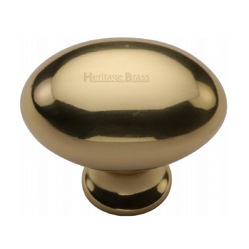 M.Marcus Oval Cabinet Knob 38mm - Polished Brass