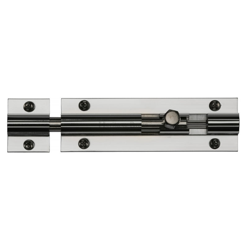 M.Marcus Straight Door Bolt - 102mm (4") - Polished Chrome