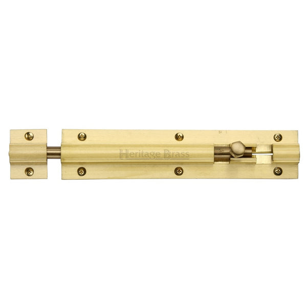 M.Marcus Straight Door Bolt - 152mm (6") - Satin Brass