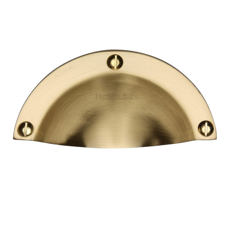 M.Marcus Cup Handle Drawer Pull - Satin Brass