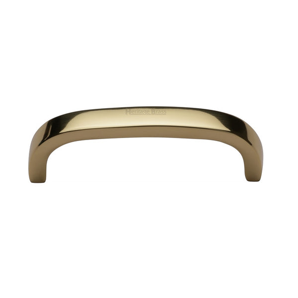 M.Marcus D Type Cabinet Pull 89mm - Polished Brass