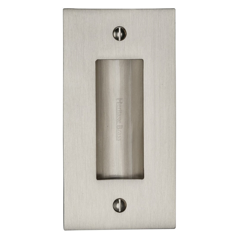 M.Marcus Flush Pull Handle 102mm - Satin Nickel 
