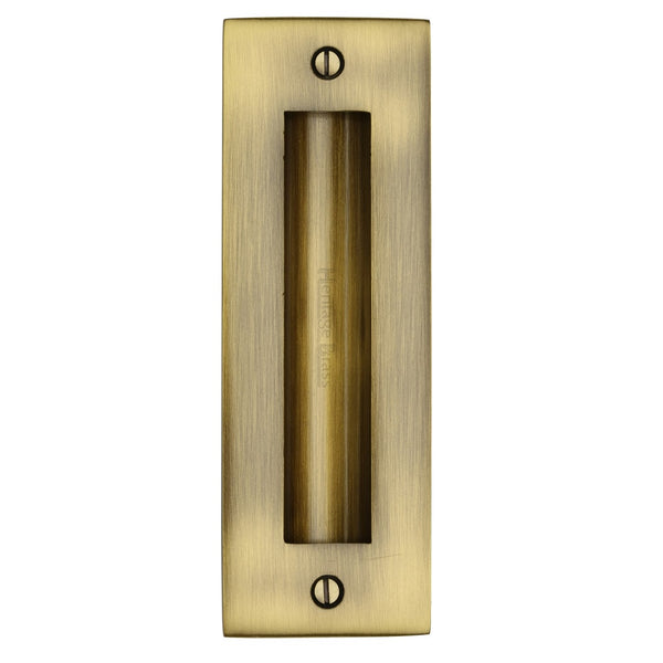 M.Marcus Flush Pull Handle 152mm - Antique Brass 