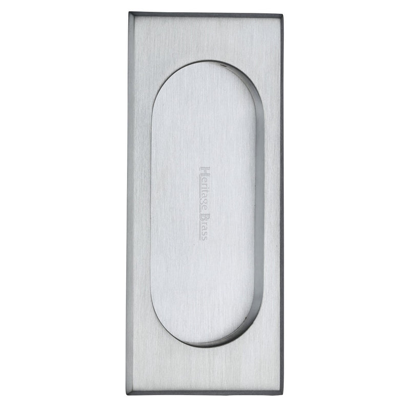 M.Marcus Flush Pull Handle 105mm - Satin Chrome