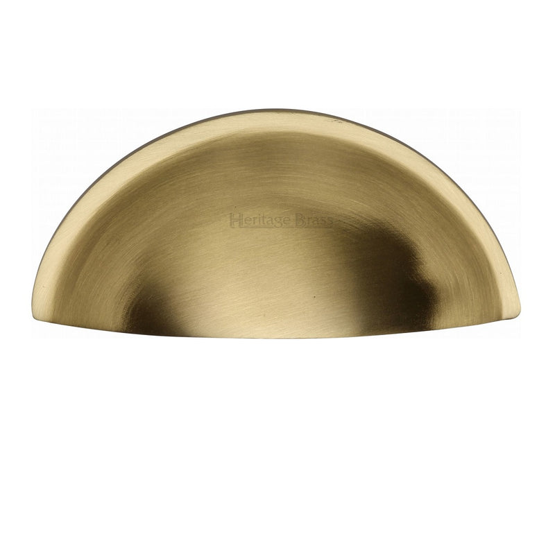 M.Marcus Cup Handle Drawer Pull - Satin Brass