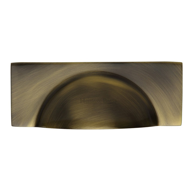 M.Marcus Cup Handle Drawer Pull 57mm - Antique Brass