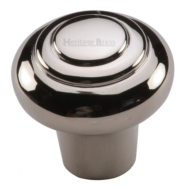 M.Marcus Ringed Cabinet Knob 38mm - Polished Nickel