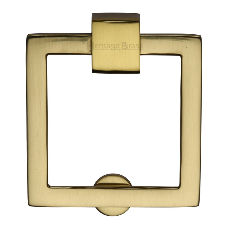 M.Marcus Square Drop Cabinet Pull - Polished Brass