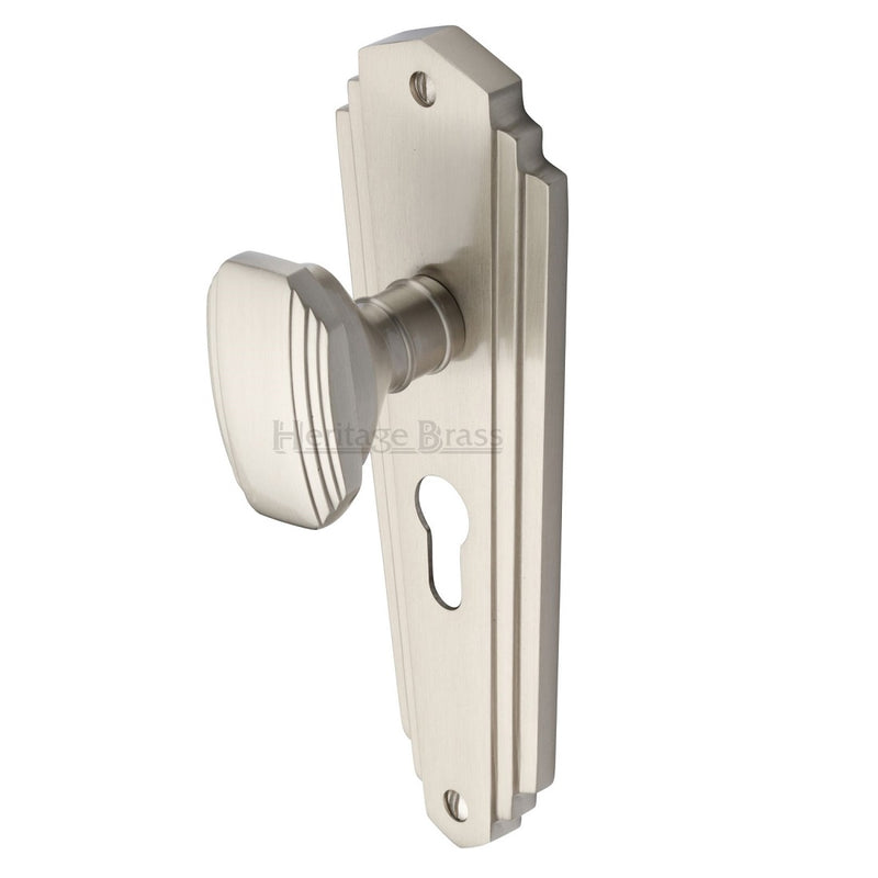 M.Marcus Charlston Euro Handles - Satin Nickel 
