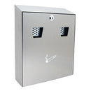 Sterling CIG2ST Wall Mounted Cigarette Bin - Stainless Steel
