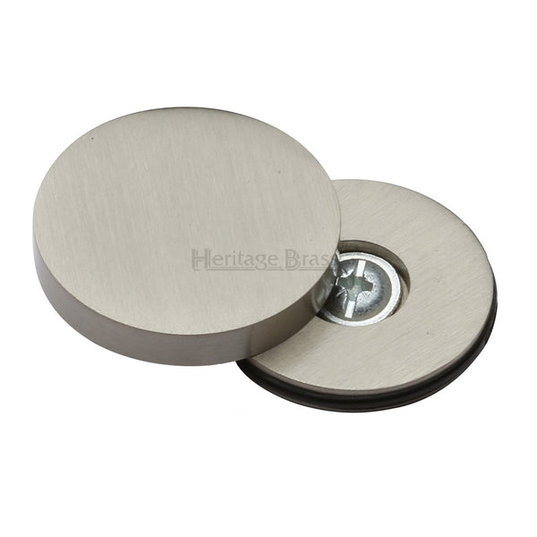 M.Marcus Bolt Cover to Conceal Metal Fasteners - Satin Nickel