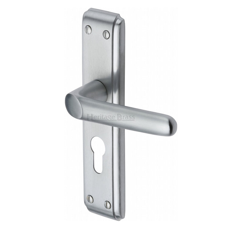 M.Marcus Deco Euro Handles - Satin Chrome