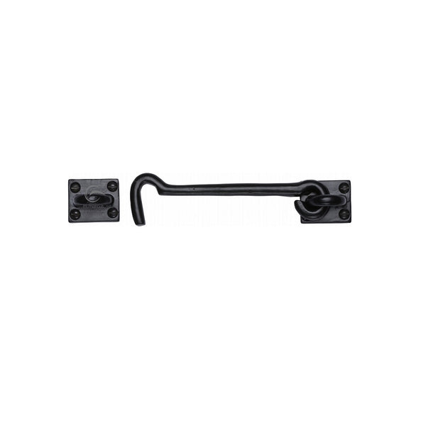 M.Marcus Black Iron Rustic Cabin Hook - (4") - Smooth Black Iron