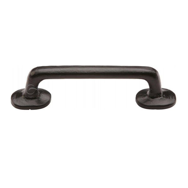 M.Marcus Traditional Cabinet Pull 96mm - Smooth Black Iron