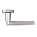 Fortessa Aztec Lever Handles on Round Rose - Satin & Polished Chrome Dual Finish