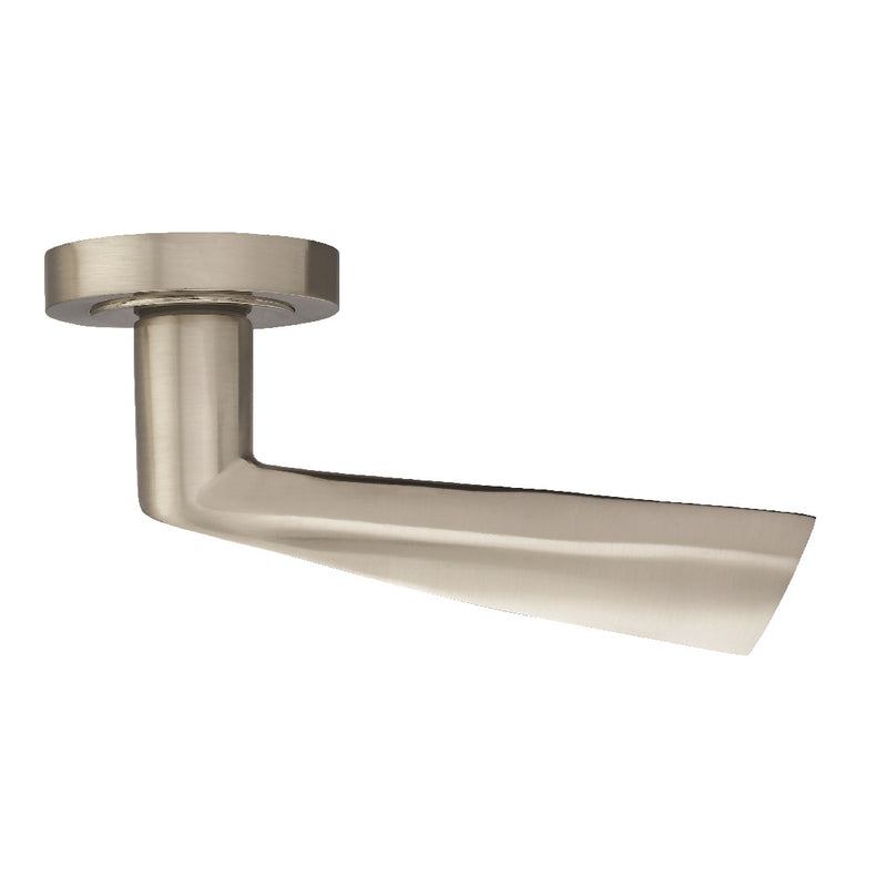 Fortessa Verto Lever Handles on Round Rose - Satin Nickel