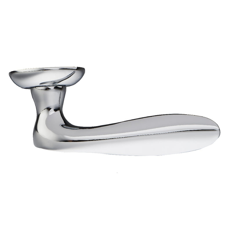 Fortessa Achilles Lever Handles on Round Rose - Polished Chrome