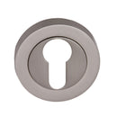 Fortessa Euro Profile Round Escutcheon (pair) - Satin Nickel