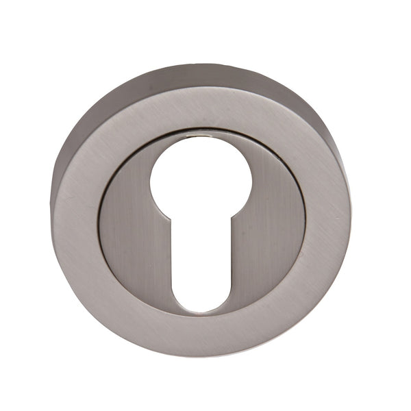 Fortessa Euro Profile Round Escutcheon (pair) - Satin Nickel