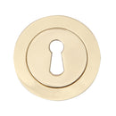Fortessa Lever Key Round Escutcheon (pair) - PVD Brass