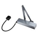 Exidor Guardian 9880 EN4 Free Swing Door Closer with Anti-Slam - Square Cover - Silver