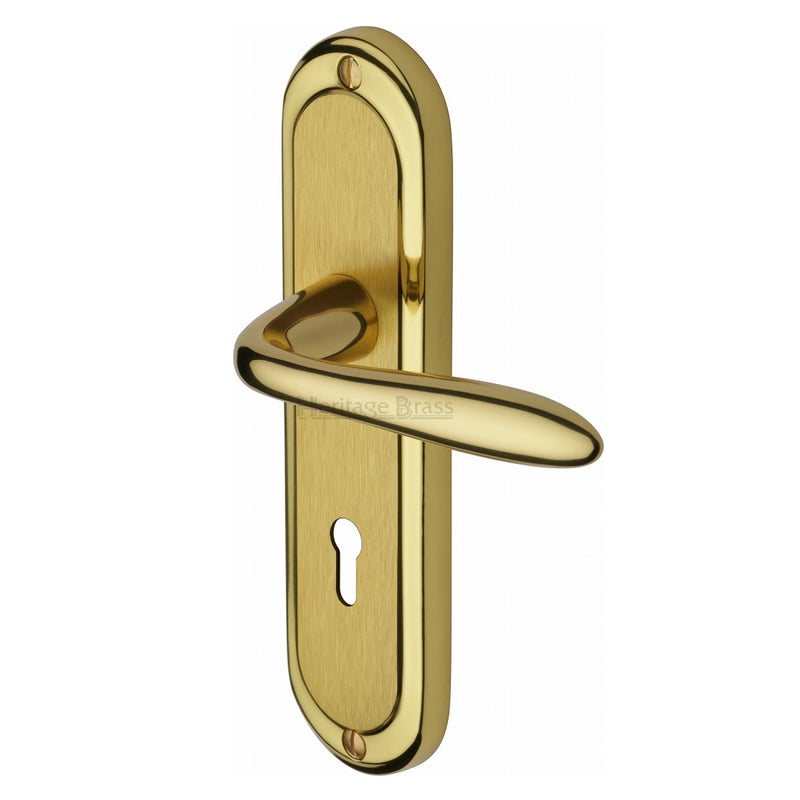 M.Marcus Henley Lock Handles - Mayfair Finish