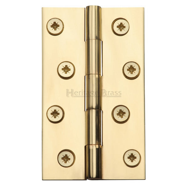 M.Marcus 102x61mm (4" x 2 3/8") Butt Hinges (pair) - Polished Brass