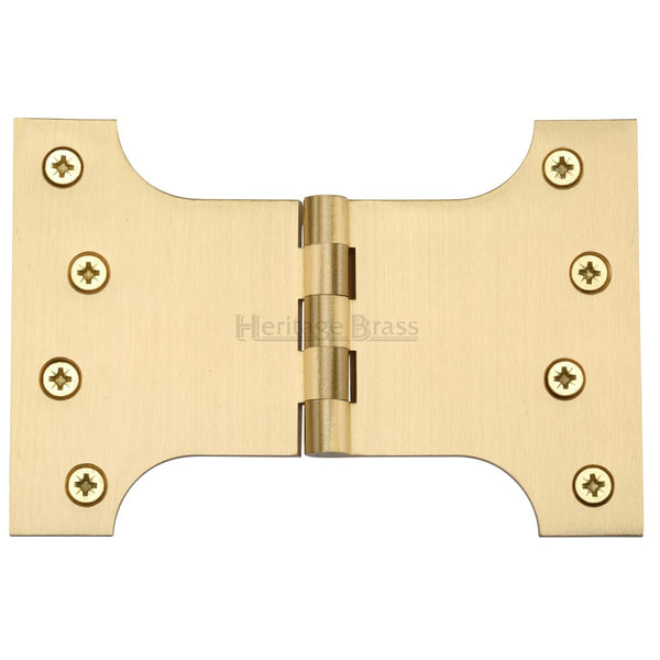 M.Marcus 102x152mm (4" x 6") Parliament Hinges (pair) - Satin Brass