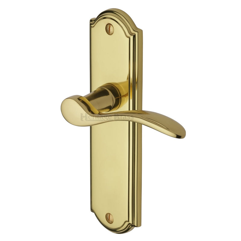 M.Marcus Howard Latch Handles - Polished Brass
