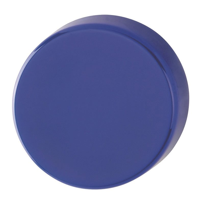 Hoppe Nylon Blank Escutcheon (pair) - Cobalt Blue RAL5002