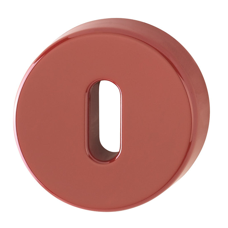 Hoppe Nylon Lever Key Escutcheon (pair) - Red RAL3003