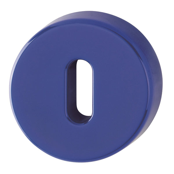 Hoppe Nylon Lever Key Escutcheon (pair) - Cobalt Blue RAL5002