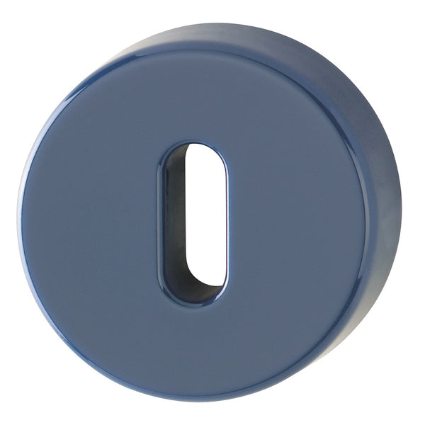 Hoppe Nylon Lever Key Escutcheon (pair) - Midnight (Dark) Blue RAL5003