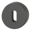 Hoppe Nylon Lever Key Escutcheon (pair) - Anthracite Grey RAL7016