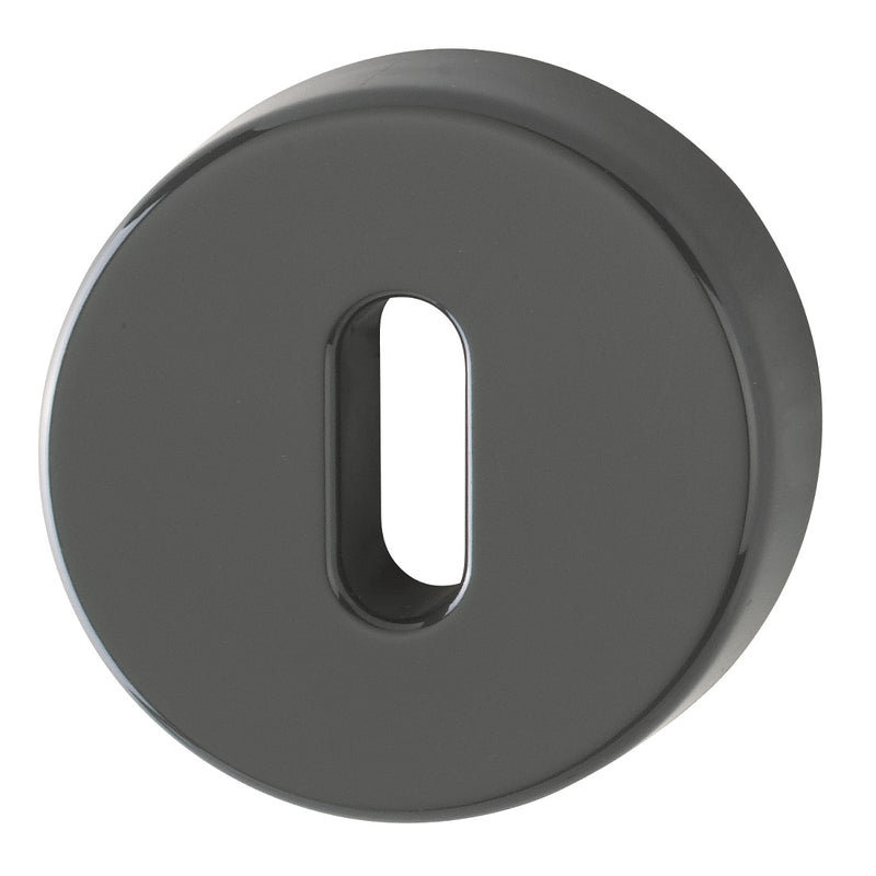 Hoppe Nylon Lever Key Escutcheon (pair) - Anthracite Grey RAL7016