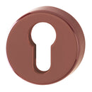 Hoppe Nylon Euro Profile Escutcheon (pair) - Claret (Burgundy) RAL3005