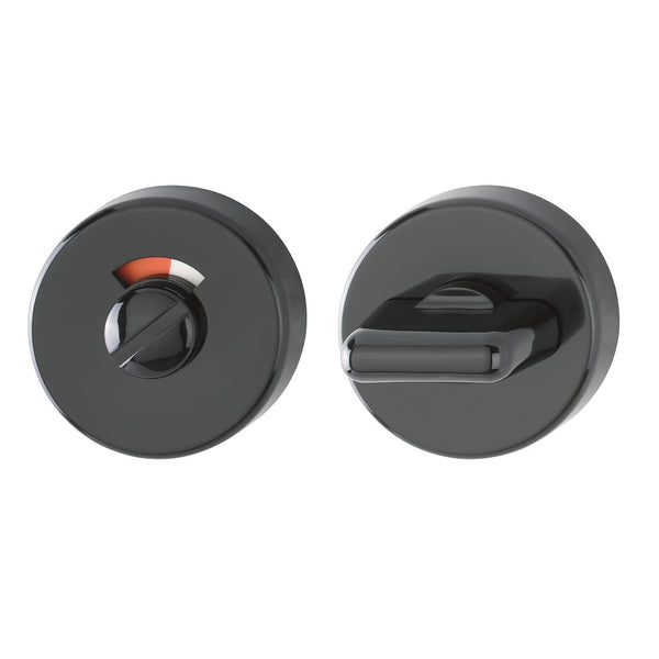 Hoppe Nylon Bathroom Turn & Release - Ebony Black RAL9017